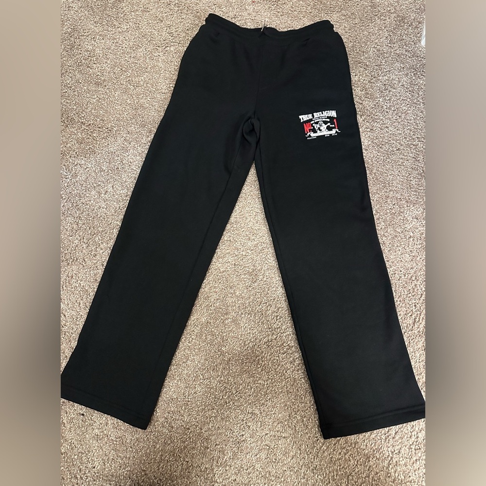 True Religion Black Joggers